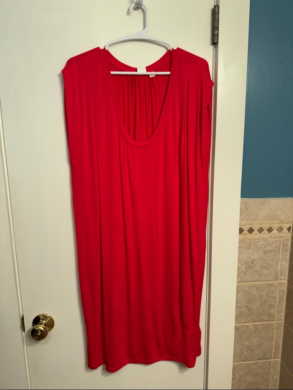 Bright Red GaP Sleeveless Shift Dress